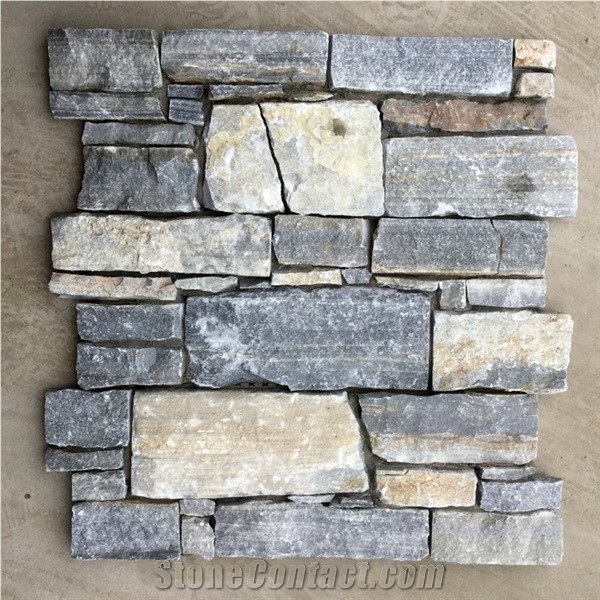 Rectangle Nature Cultured Stone Panel Claddings