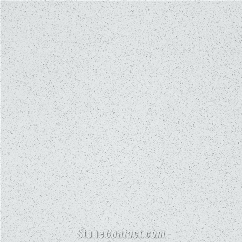 White Kitchen Engineered Stone Slab