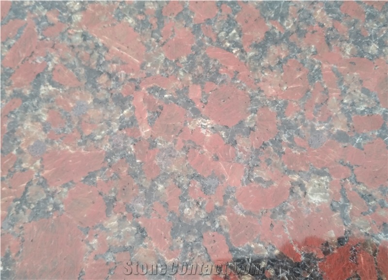 Rosso Santiago Granite - Santiago Red Granite Polished Tiles, Slabs