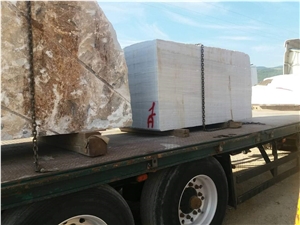 Veria White Marble Blocks