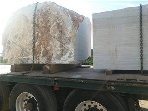 Veria White Marble Blocks