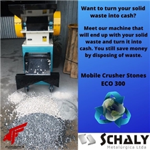Mobile Crusher Stones - Eco 300- Pebble Stone Machine