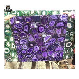 Large Purple Agate Slab Blacklist Wall Planels