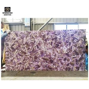 Luxury Amethyst Big Slab Purple Semiprecious Stone Slabs