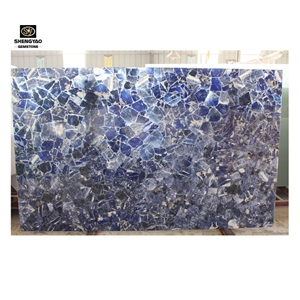 Luxury Bluewall Panel Sodalite Jasper Blue Slab