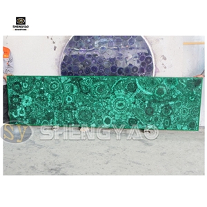 Luxury Green Gemstone Malachite Slab
