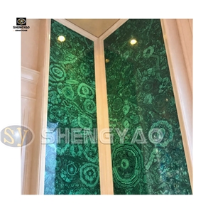 Luxury Green Gemstone Malachite Slab
