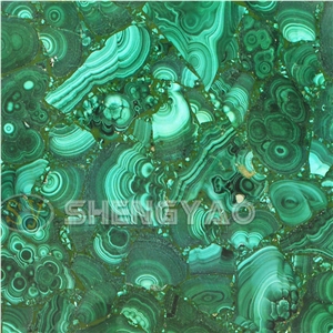 Luxury Green Gemstone Malachite Slab