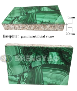 Luxury Green Gemstone Malachite Slab