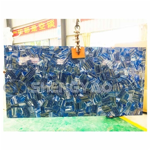 Luxury Villa Decoration Lapis Lazuli Semiprecious Stone Slabs,Tiles