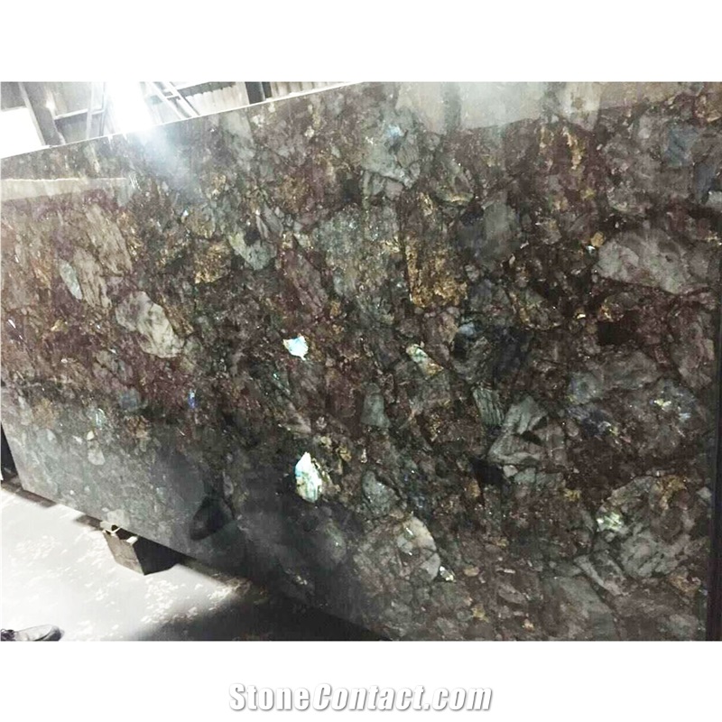 Natural Labradorite Big Slab For Countertop