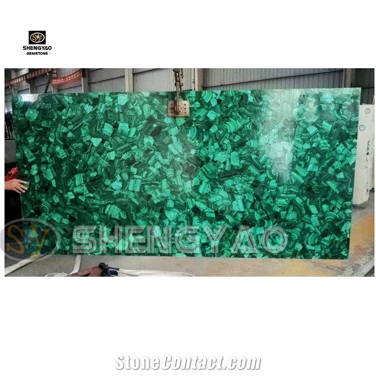 Wholesale Malachite Stone Slab For Wall Furniture