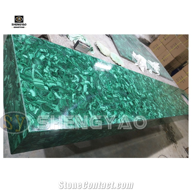 Wholesale Malachite Stone Slab For Wall Furniture