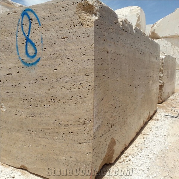Chocolate Travertine Blocks