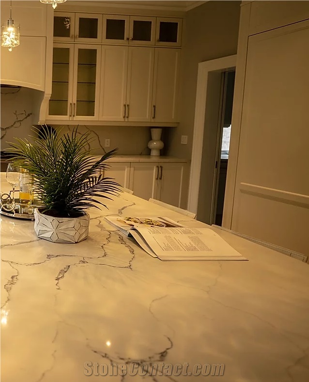 Calacatta Nuvo Caesarstone Quartz Countertops