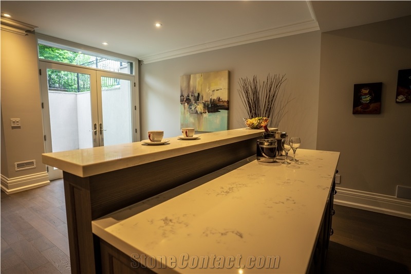 Calacatta Nuvo Caesarstone Quartz Countertops