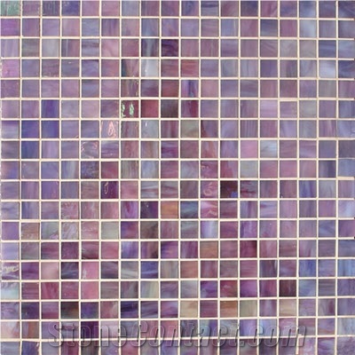 Opal Lilac High Quality Glass Mosaic Tiles
