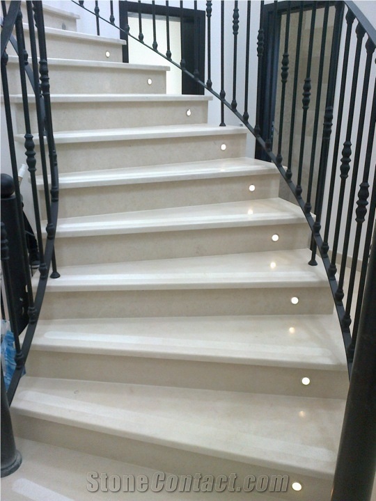 Codacal Real Limestone Staircase- Risers, Steps