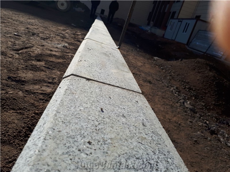 Bergama Grey Granite Kerbstone & Curbstone