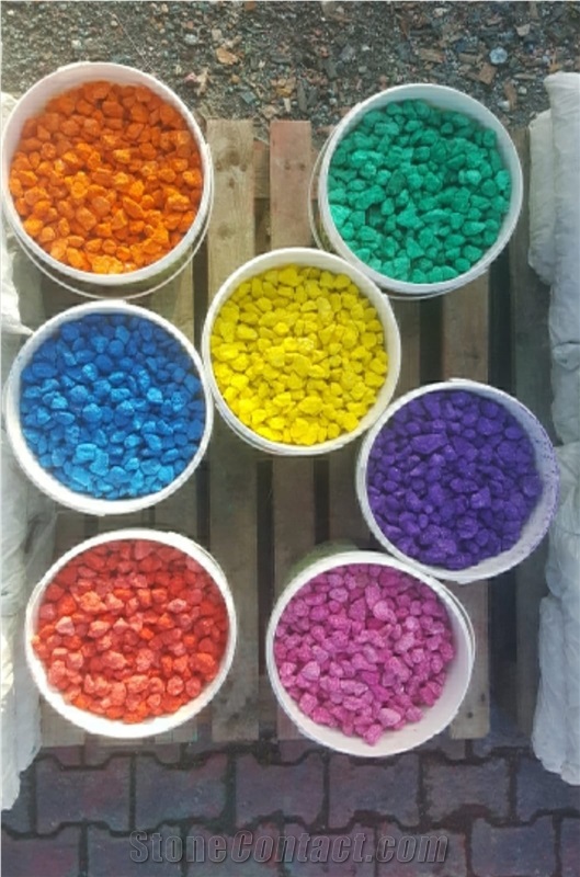 Pebbles Colored Dolomites