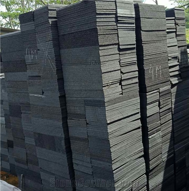 Plain Stone Basalt Tiles, Lava Stone Flamed Tiles
