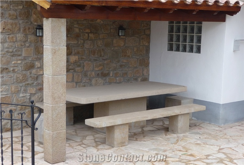 Marron Pirineus,Brown Pyrenees Sandstone Tables