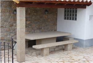 Marron Pirineus,Brown Pyrenees Sandstone Tables
