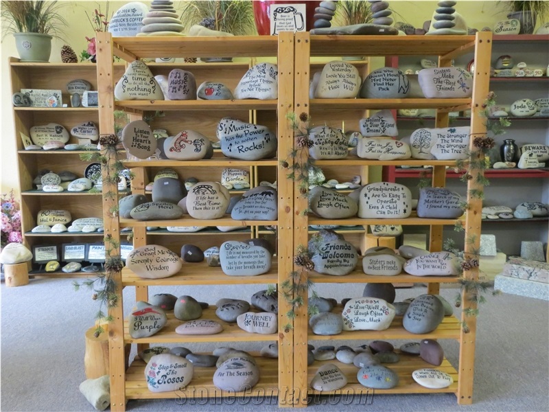 Etched in Stone Pebbles, Boulders