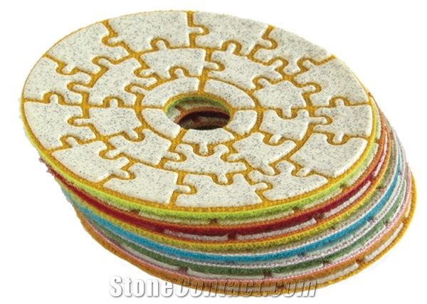 Flexible Diamond Resined Abrasive (Adr) Puzzle Wet&Dry Polishing Pad