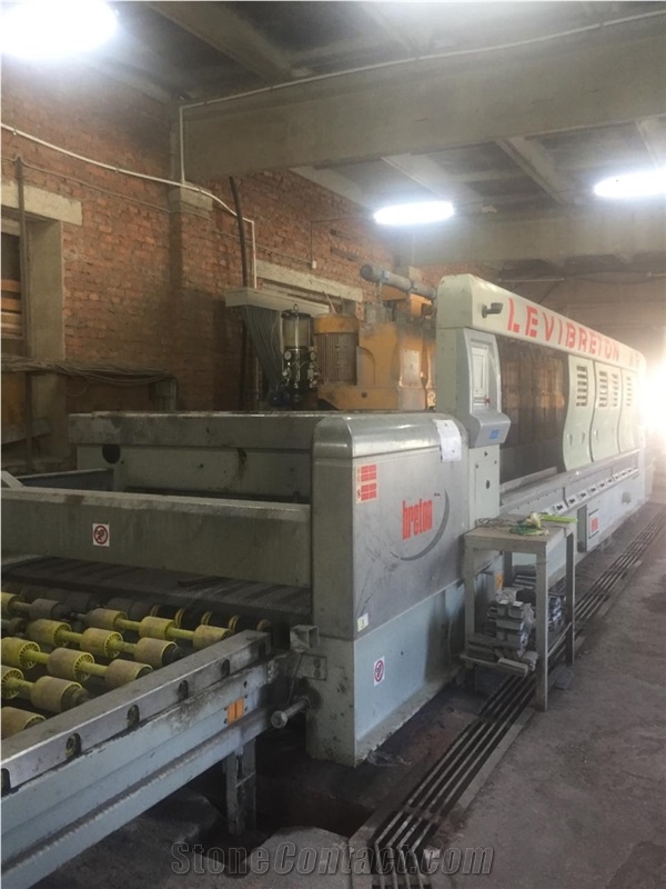 Polishing Line Breton Kg 3000 - (13 Heads) 2005 Year , Very Good Condition Used Polishing Machine