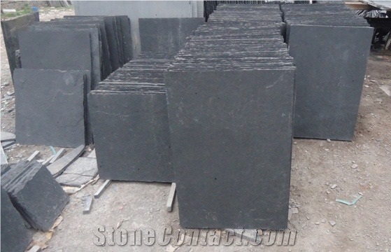 Kadappa Black Limestone Tiles