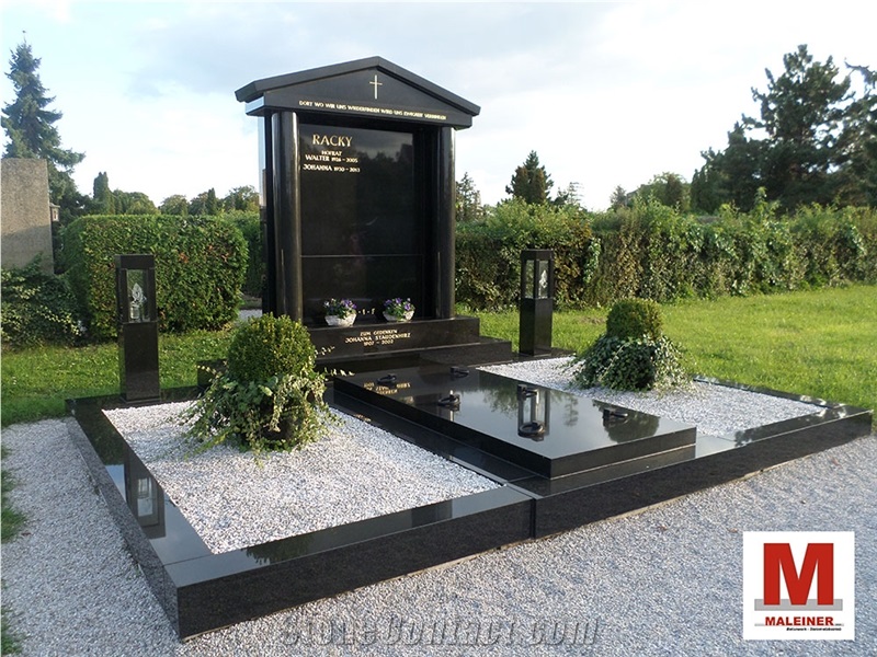 Gravestone Granit Nero Assoluto Polished