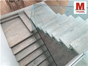 Ivory Fantasy Granite Stairs