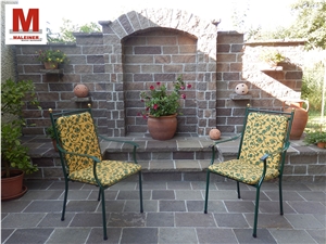 Porphyry Stone Garden Wall Porphyry Terrace
