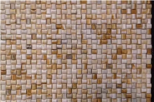 Sunshine Onyx Basketweave Mosaic
