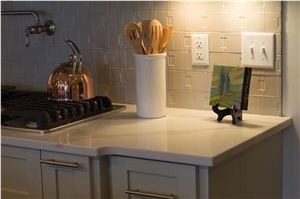 Quartz Stone Kitchen Countertop, Island Top