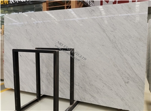 Bianco Carrara White Marble Slab Decor Covering