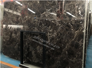 Chinese Emperador Dark Marble Slab Covering Tile