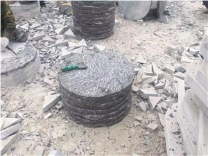 Asia Bluelime Stone Stepping Stone,Round Flag