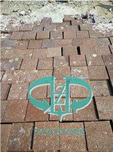 Red Granite for Paving Stone