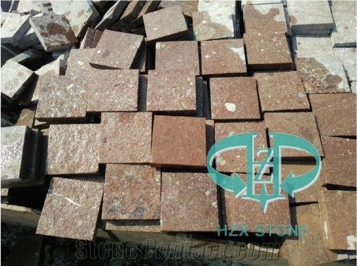 Red Granite for Paving Stone