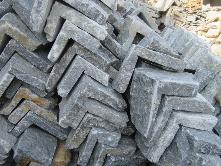Crazy Size Blue Quartzite Wall Cladding Stone