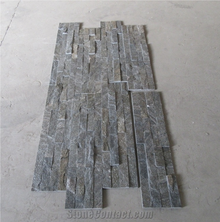 Fish Grey Quartzite Split Cultured Stone Veneer
