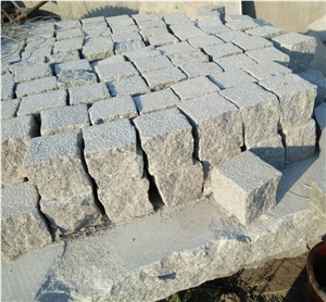 Flamed Cheap Grey Granite Cobbles Paving Stone