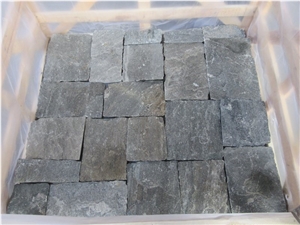 Grey Quartize Castle Loose Stone Panels Corner
