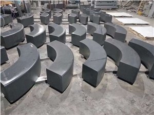 Hainan Black Basalt Bluestone Road Side Kerbstone