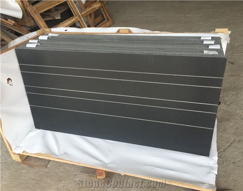 Honed Black Basalt,Hainan Black,Basalto.Lava Stone
