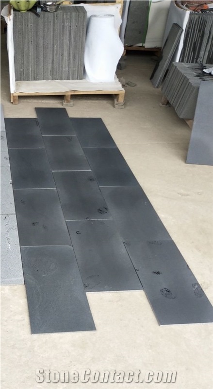 Honed Black Basalt,Hainan Black,Basalto.Lava Stone