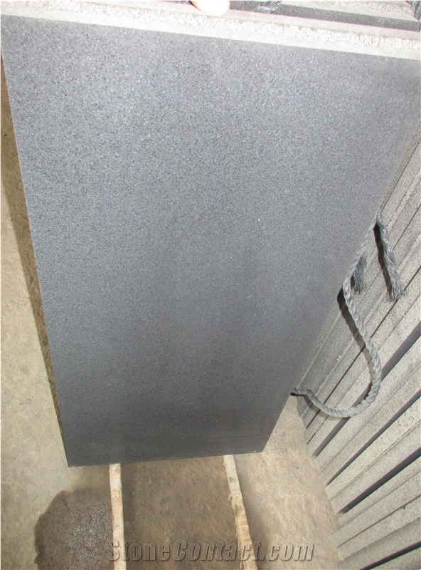 Honed Black Basalt,Hainan Black,Basalto.Lava Stone