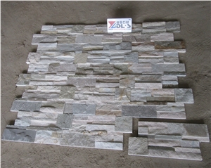 Stock Yellow Wood Quartzite Stacked Stone Veneer